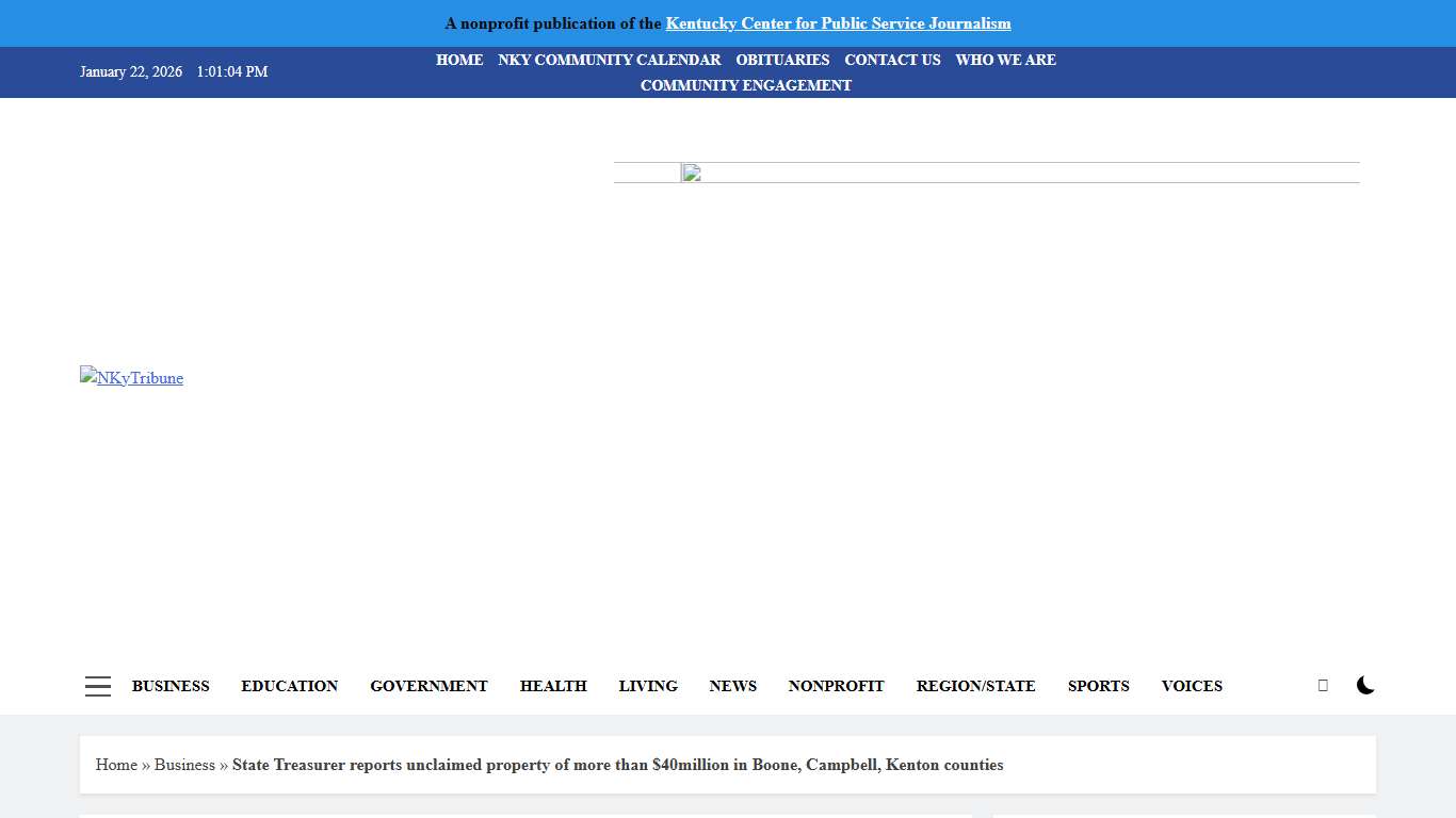 State Treasurer reports unclaimed property of more than $40million in Boone, Campbell, Kenton counties - NKyTribune